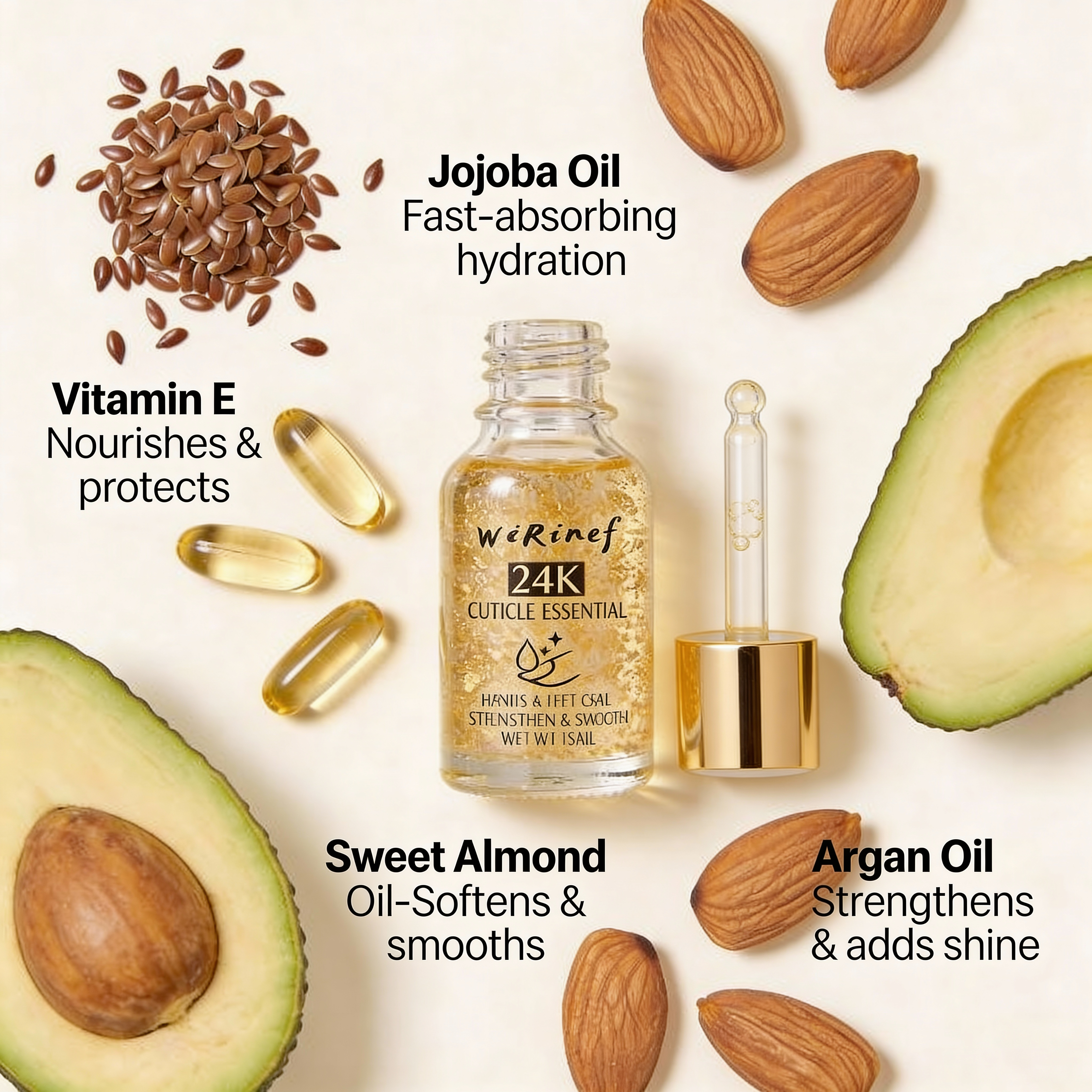 24K Gold Cuticle Oil